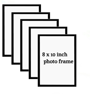 thecloset Wood Wall Photo Frame(Black, 5 Photo(s), 20.32 X 25.4 CM)