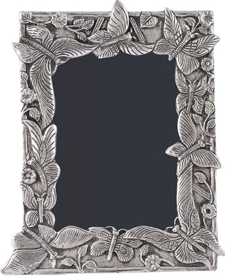 HOUZZPLUS Brass Table Photo Frame(Silver, 1 Photo(s), 4X6)