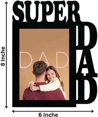 Tohfa Bazaar MDF Table Photo Frame(Black, 1 Photo(s), 8.5x12.5 cm)
