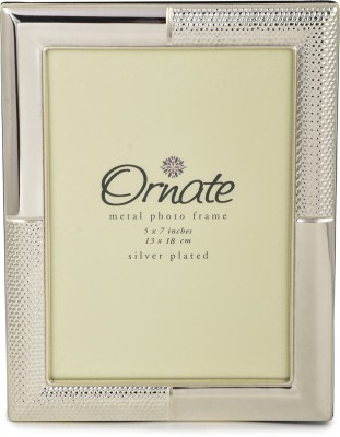 Ornate Silver-plated Wall Photo Frame(Silver, 1 Photo(s), 5 x 16)