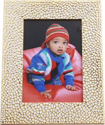 AK Creation Wood Table Photo Frame(Gold, 1 Photo(s), 5x7)