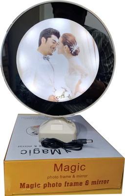 Madhut Plastic Table Photo Frame(White, 1 Photo(s), 7x7 inch)