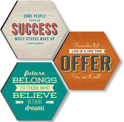 saf MDF Wall Photo Frame(Multicolor, 3 Photo(s), 17X17)