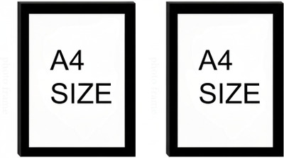 Ritik Handicrafts Wood Wall Photo Frame(Black, 2 Photo(s), 20.32x30.48 cm)