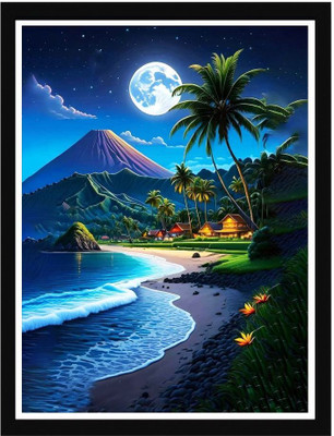 Aashit Wood Wall Photo Frame(Black, 1 Photo(s), A4)