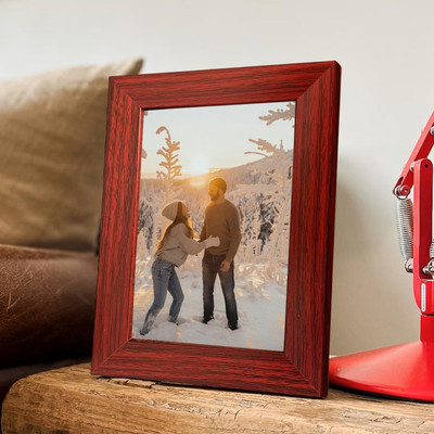 Painting Mantra MDF Wall Photo Frame(Brown, 1 Photo(s), 6x8 Inch)