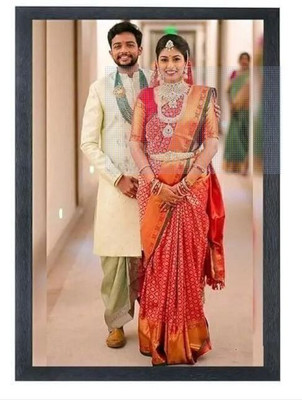 SPG FRAMING Wood Wall Photo Frame(Black, 1 Photo(s), 9*13 inches send photos 9068708061, with in 15 minute after the order, Customized Collage Photo Frames for Wall, Personalised Photo Print Frame with Photo Upload for Bedroom, Living Room))