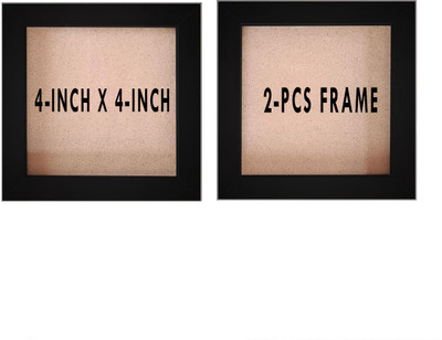 The Gift Berry Wood Table Photo Frame(Black, 2 Photo(s), 4x4 Inch)