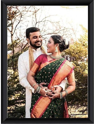 DEKOVA MDF Wall Photo Frame(Black, 1 Photo(s), Wood Wall Photo)
