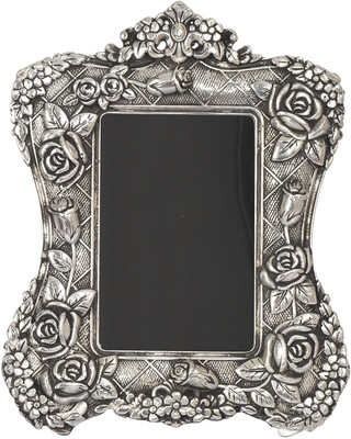 HOUZZPLUS Silver-plated Table Photo Frame(Silver, 1 Photo(s), 6*4 Inch)