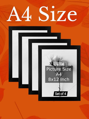 NORALA MDF Wall Photo Frame(Black, 0 Photo(s), A4 SIZE PHOTO FRAME)