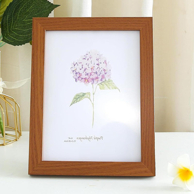 Ekhasa Wood Table Photo Frame(Brown, 1 Photo(s), 16.7 * 21.8 CM)