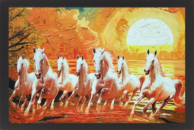 Stuthi Arts 7 HORSES-2 Religious Frame