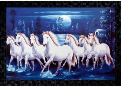 Stuthi Arts Digital Reprint 9 inch x 18 inch Painting Religious Frame