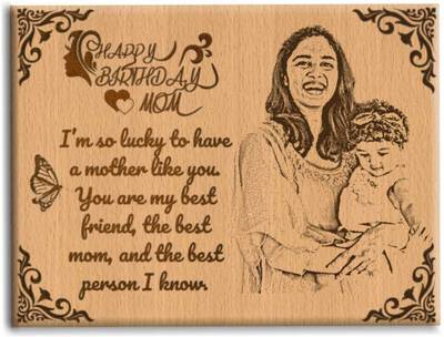 Giftairs Wood Personalized, Customized Gift Best Friends Reel Photo Collage gift for Friends, BFF with Frame, Birthday Gift,Anniversary Gift Table