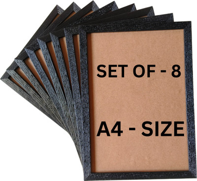 KGSFASHION Wood Wall Photo Frame(Black, 8 Photo(s), 9X12 CM)