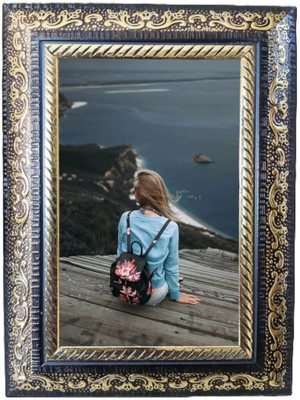 Yashphotoframe Glass Table Photo Frame(Brown, 1 Photo(s), 4x6 inch)