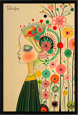 Tashvi Home Wood Wall Photo Frame(Multicolor, 1 Photo(s), 8 x 12 inch - Near A4 Size)