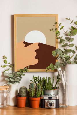 ALINMSA Wood Wall Photo Frame(Brown, 1 Photo(s), 8.5 cm x 11.5)