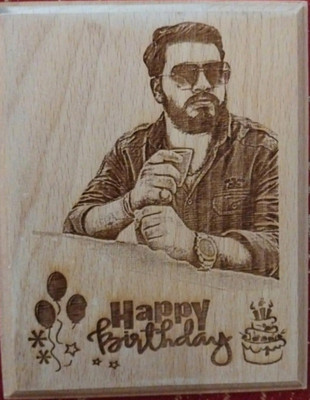 SHREESHYAM Wood Table Photo Frame(Multicolor, 2 Photo(s), 18x12x3)