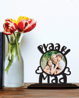 Mad Over Print MDF Table Photo Frame(Black, 1 Photo(s), 4)