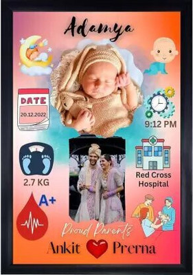 HSB MDF Wall Photo Frame(Black, 5 Photo(s), A4 SIZE PHOTO FRAME)
