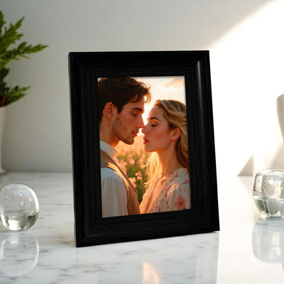 Art Street MDF Table Photo Frame(Black, 1 Photo(s), 4X6 Inches)