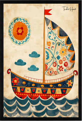 Tashvi Home Wood Wall Photo Frame(Multicolor, 1 Photo(s), 8 x 12 inch - Near A4 Size)