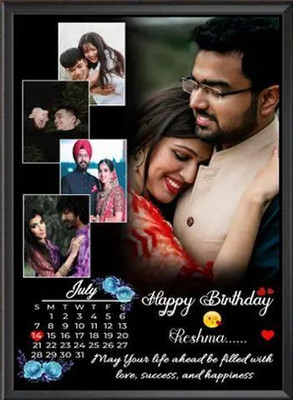 SHREE COLLECTION MDF Wall Photo Frame(Black, 5 Photo(s), photo frame)