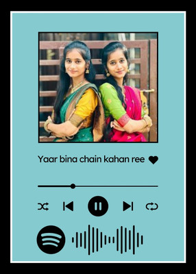 WELLCOMECRAFT Wood Wall Photo Frame(Black, 2 Photo(s), Premium A4 Customized Photo Frame | Add Your Photo, Name & Message | Personalized Gift for Couples, Birthday & Home Decor Send photos on Whatsaap No (6376784648) And Get Digital Reprint)