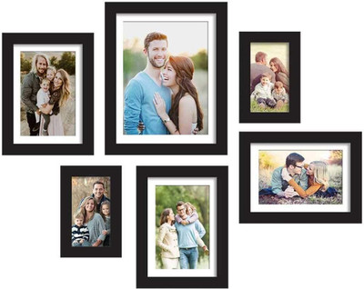 Stuthi Arts MDF Wall Photo Frame(Multicolor, 6 Photo(s), 4x6,6x8,8x10)