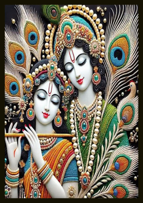 KRISHNA Wood Wall Photo Frame(Black, 1 Photo(s), A4 SIZE)