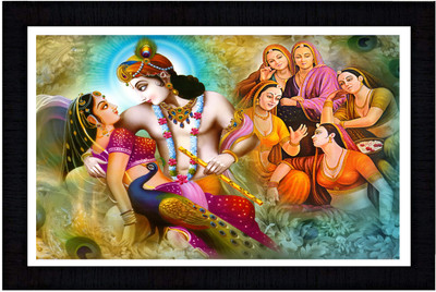 SJM ENTERPRISES RADHA KRISHNA Religious Frame