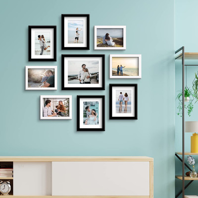 Stuthi Arts MDF Wall Photo Frame(Multicolor, 9 Photo(s), 5x7, 6x8, 8x10)