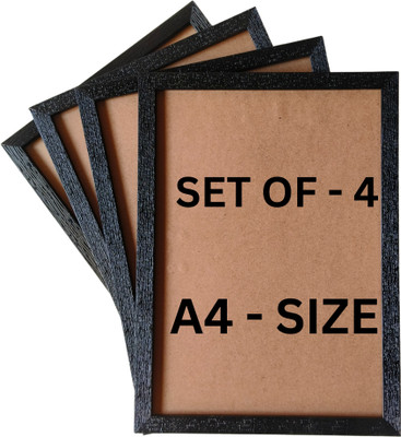KGSFASHION Wood Wall Photo Frame(Black, 4 Photo(s), 9X12 CM)