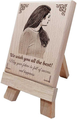 Mintola ply Wood Table Photo Frame(Brown, 1 Photo(s), 6 x 4 Inches)