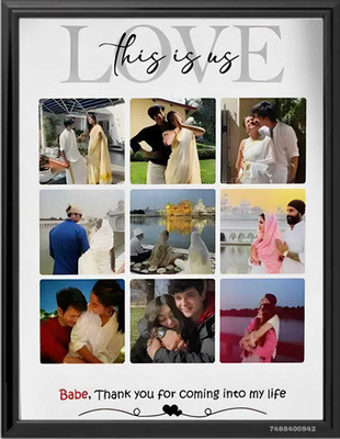 SL GIFTS Wood Wall Photo Frame(Black, 10 Photo(s), 10*14 INCH)