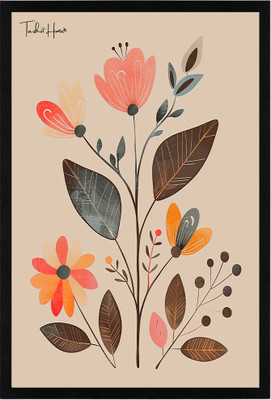 Tashvi Home Wood Wall Photo Frame(Multicolor, 1 Photo(s), 8 x 12 inch - Near A4 Size)