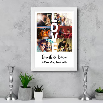 MFG MDF Wall Photo Frame(White, 6 Photo(s), 15 x 10 cm)