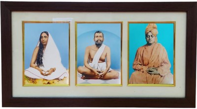 Hitech Hitech Swami Vivekananda & Ramakrishna Paramahansa & Sarada maa photo frame Religious Frame