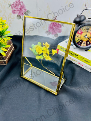 The Weston Choice Glass Table Photo Frame(Gold, 1 Photo(s), 7X5 INCH)