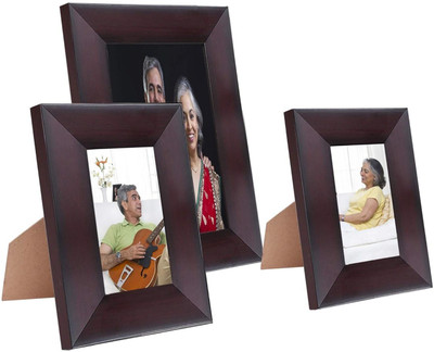 Stuthi Arts Glass Table Photo Frame(Brown, 3 Photo(s), Brown 6x8-1 4x6-2 tabletop)