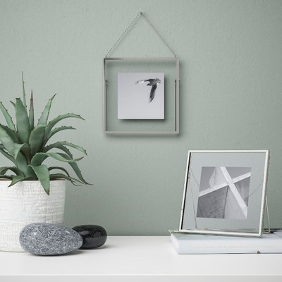 IKEA Steel Table Photo Frame(Silver, 1 Photo(s), 16x16)