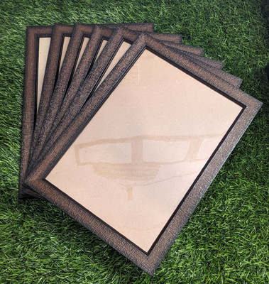 AG CRAFTS Wood Wall Photo Frame(Brown, 6 Photo(s), 8x12)