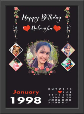 DEKOVA MDF Wall Photo Frame(Black, 5 Photo(s), 20.32 x 25.40)