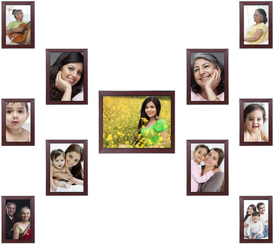 Stuthi Arts Glass Wall Photo Frame(Black, 11 Photo(s), 8x10-1 5x7-4 4x6-6)