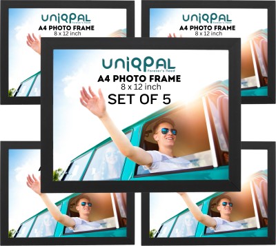 UNIQPAL MDF Wall Photo Frame(Black, 1 Photo(s), A4)
