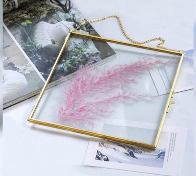 IAC Crafteriaaa Brass Wall Photo Frame(Gold, 1 Photo(s), 5x5, 4x4, 6x6)