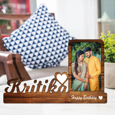 Apnagift Wood Table Photo Frame(Multicolor, 1 Photo(s), 7x9 Inch Send Photos On: 95-70-27-93-71)