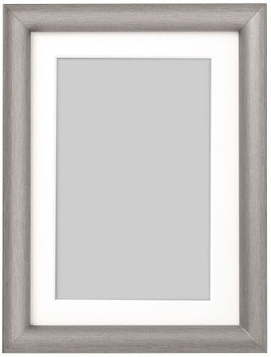 IKEA Plastic Table Photo Frame(Silver, 1 Photo(s), 10x15)